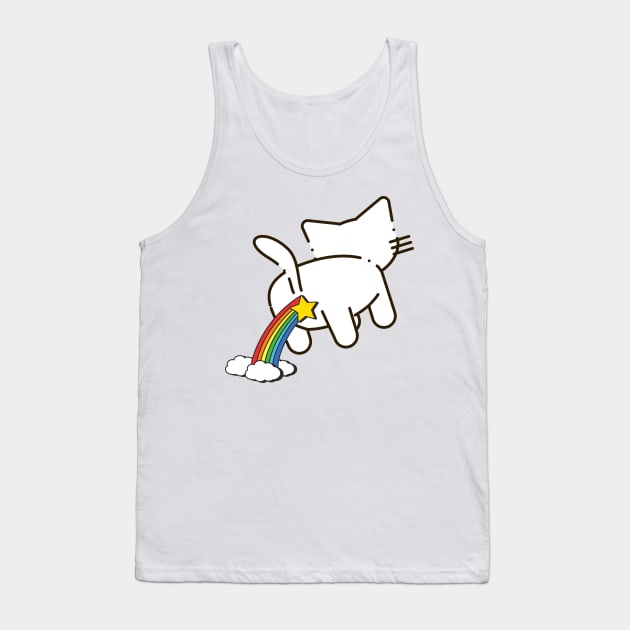 Popping Cat Tank Top by JaunzemsR